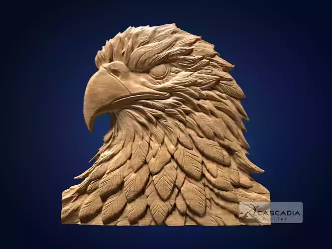 Eagle Head - CNC Router Carving Casting animal