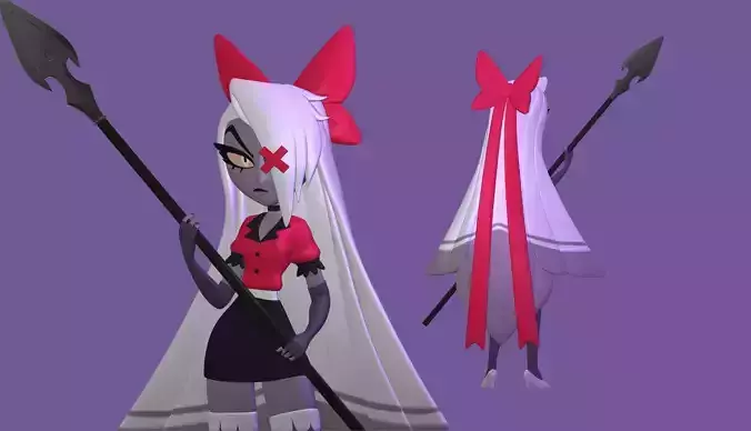 Vaggie Hazbin Hotel 3D print model