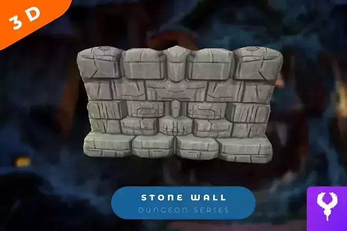 Cartoon Stone Wall