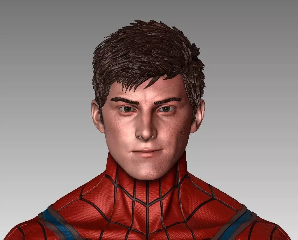 Insomniac Playstation Peter Parker Headsculpt  3D print model_0