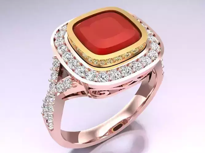 Square Stone Rings - Womens Rings - N315938