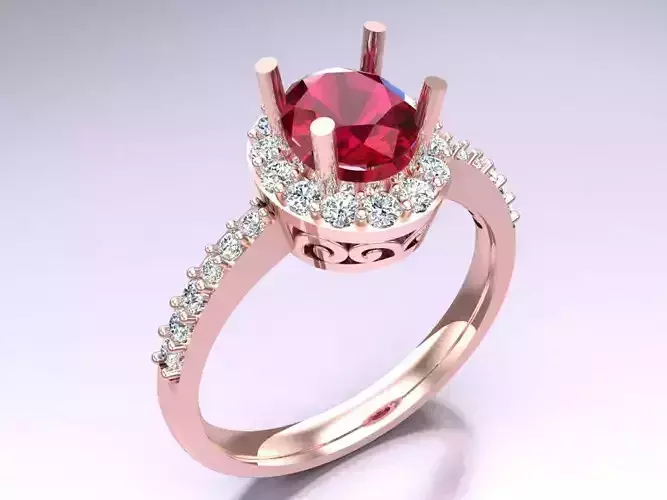 Oval Stone Ring - Womens  Rings - N315207