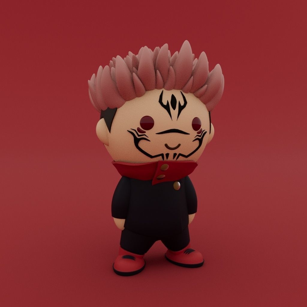 Cute Little Ryomen Sukuna - Jujutsu Kaisen 3D print model_1