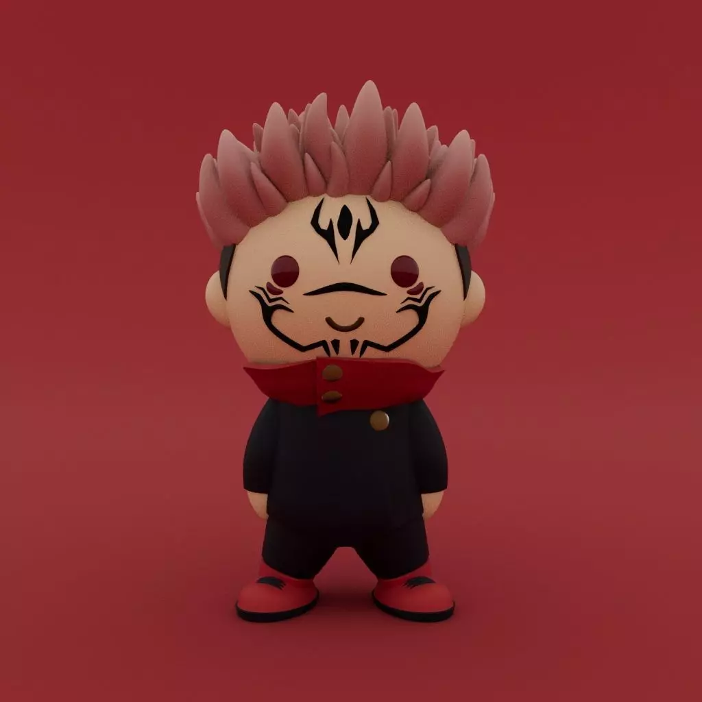 Cute Little Ryomen Sukuna - Jujutsu Kaisen 3D print model_0