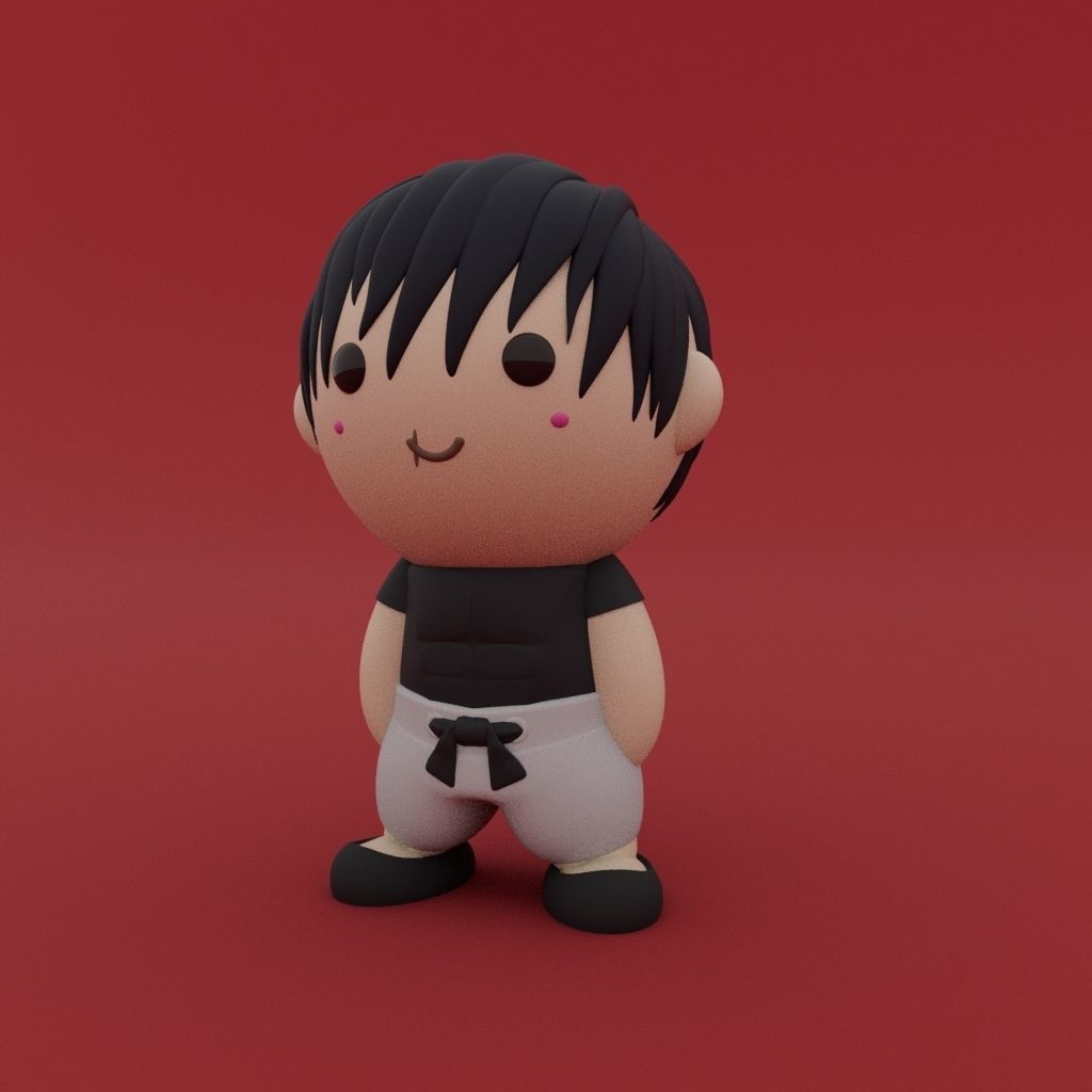 Cute Little Toji Fushiguro - Jujutsu Kaisen 3D print model_2