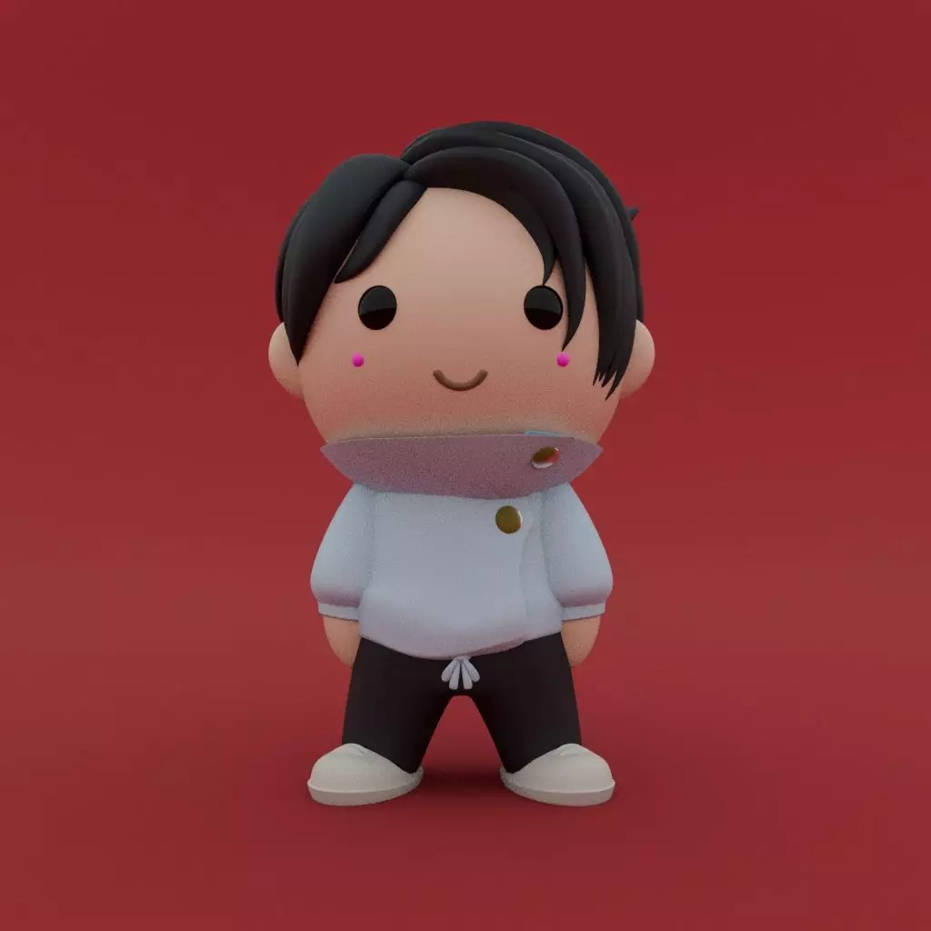 Cute Little Yuta Okkotsu - Jujutsu Kaisen 3D print model_0