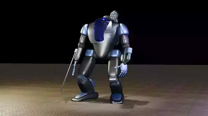 Cyraxz Mech Sync AI 001 First Generation Mechanic Robot 3D model