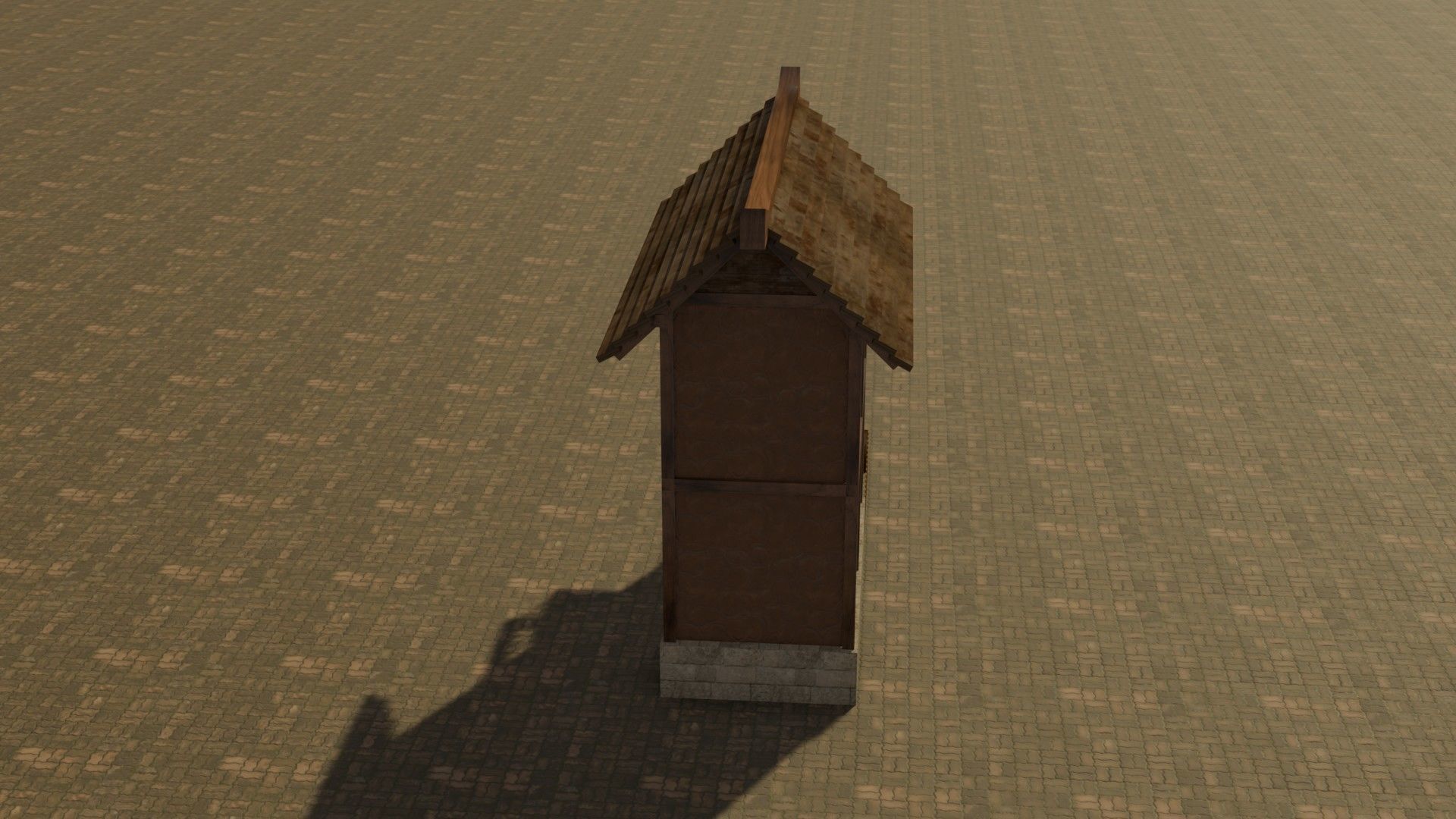 Medieval house 8 Free low-poly 3D model_15