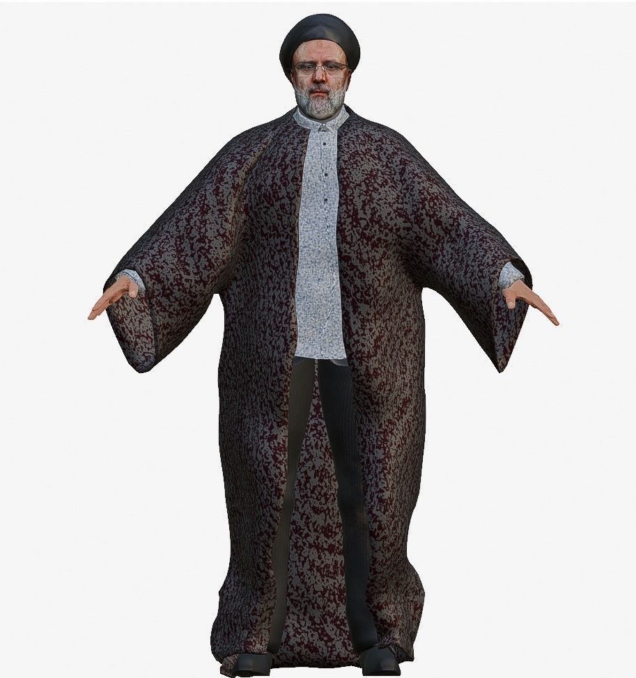 IBRAHIM RAISI Iranina President 3D model_1