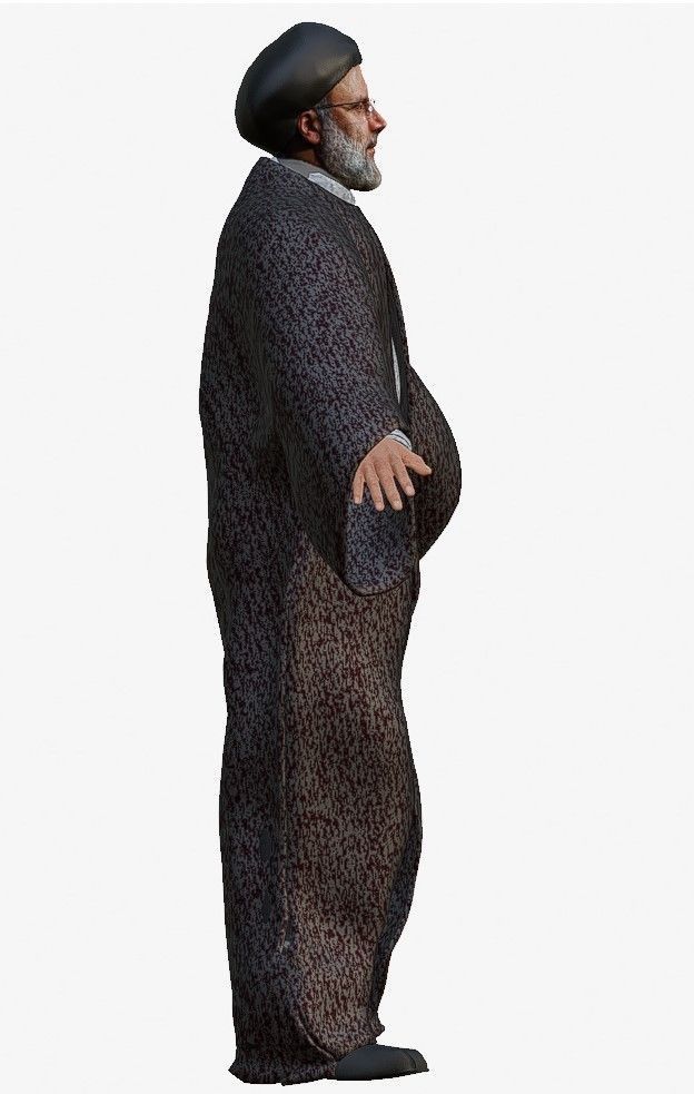 IBRAHIM RAISI Iranina President 3D model_2