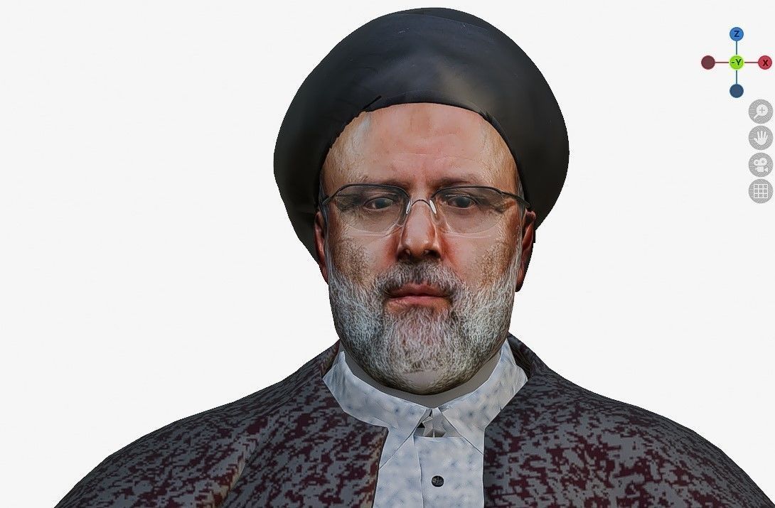 IBRAHIM RAISI Iranina President 3D model_4