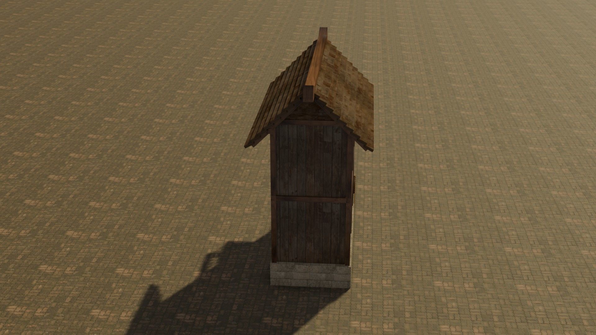 Medieval house 7 Free low-poly 3D model_15