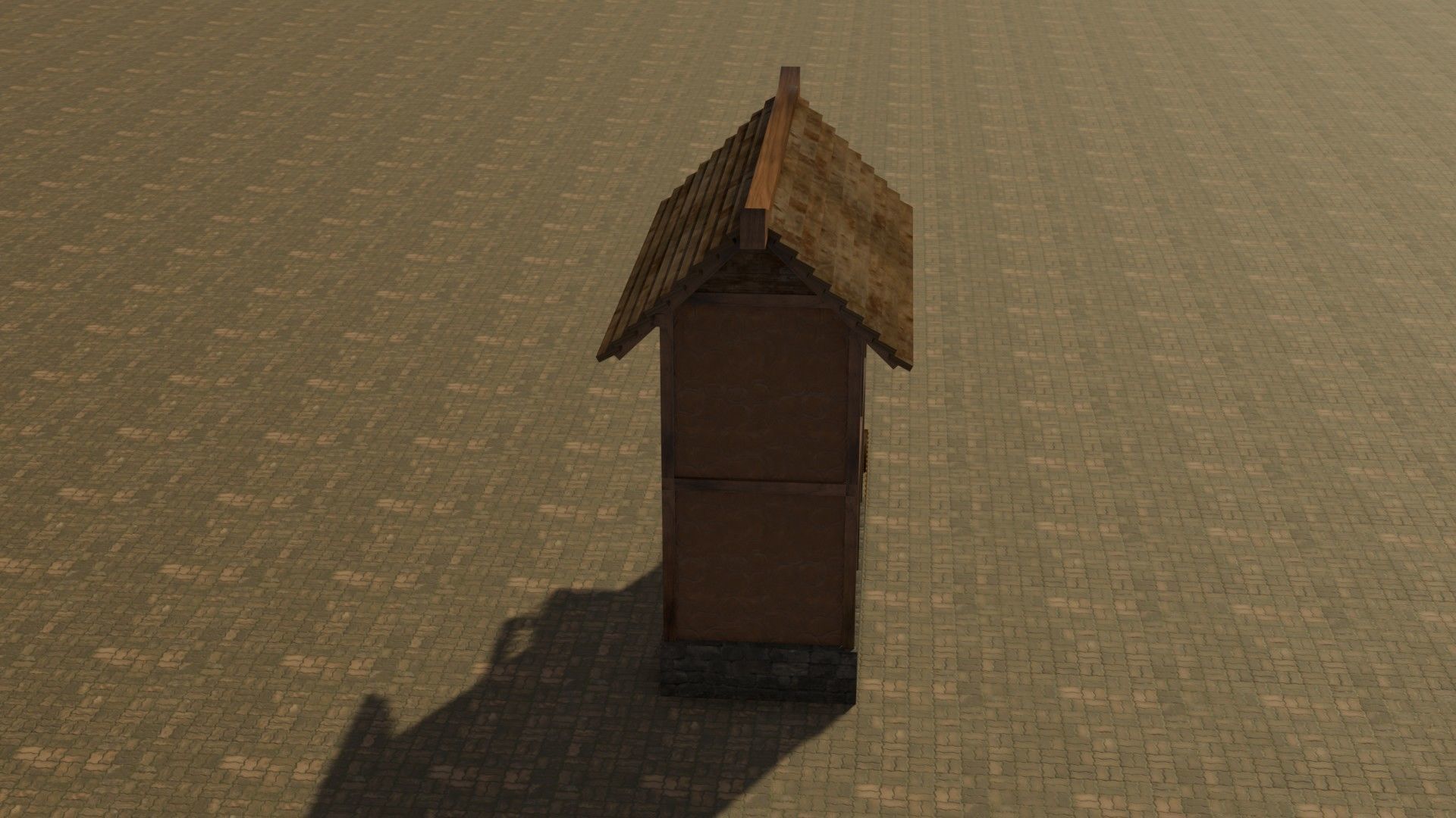 Medieval house 5 Free low-poly 3D model_15