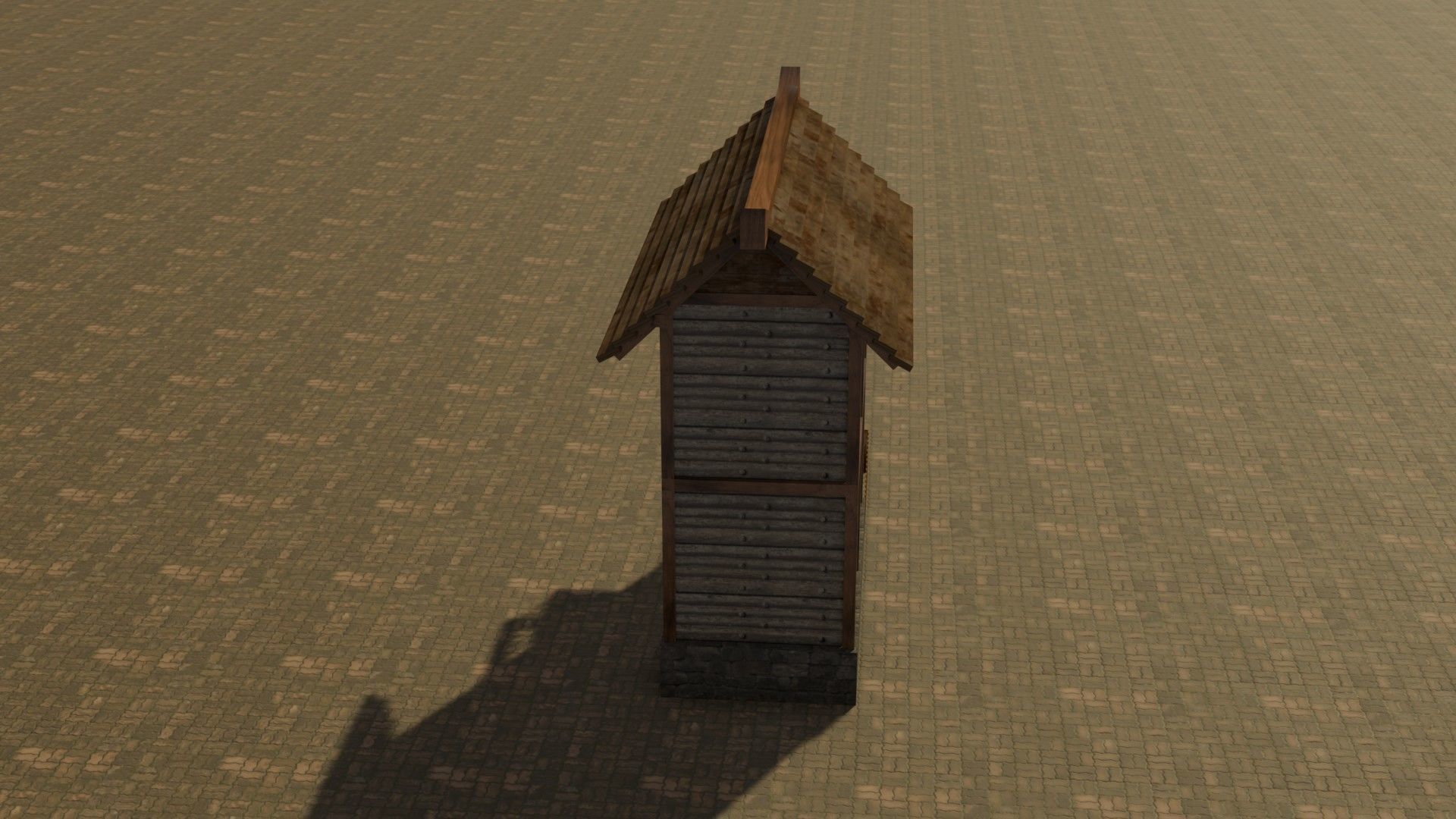 Medieval house 4 Free low-poly 3D model_15