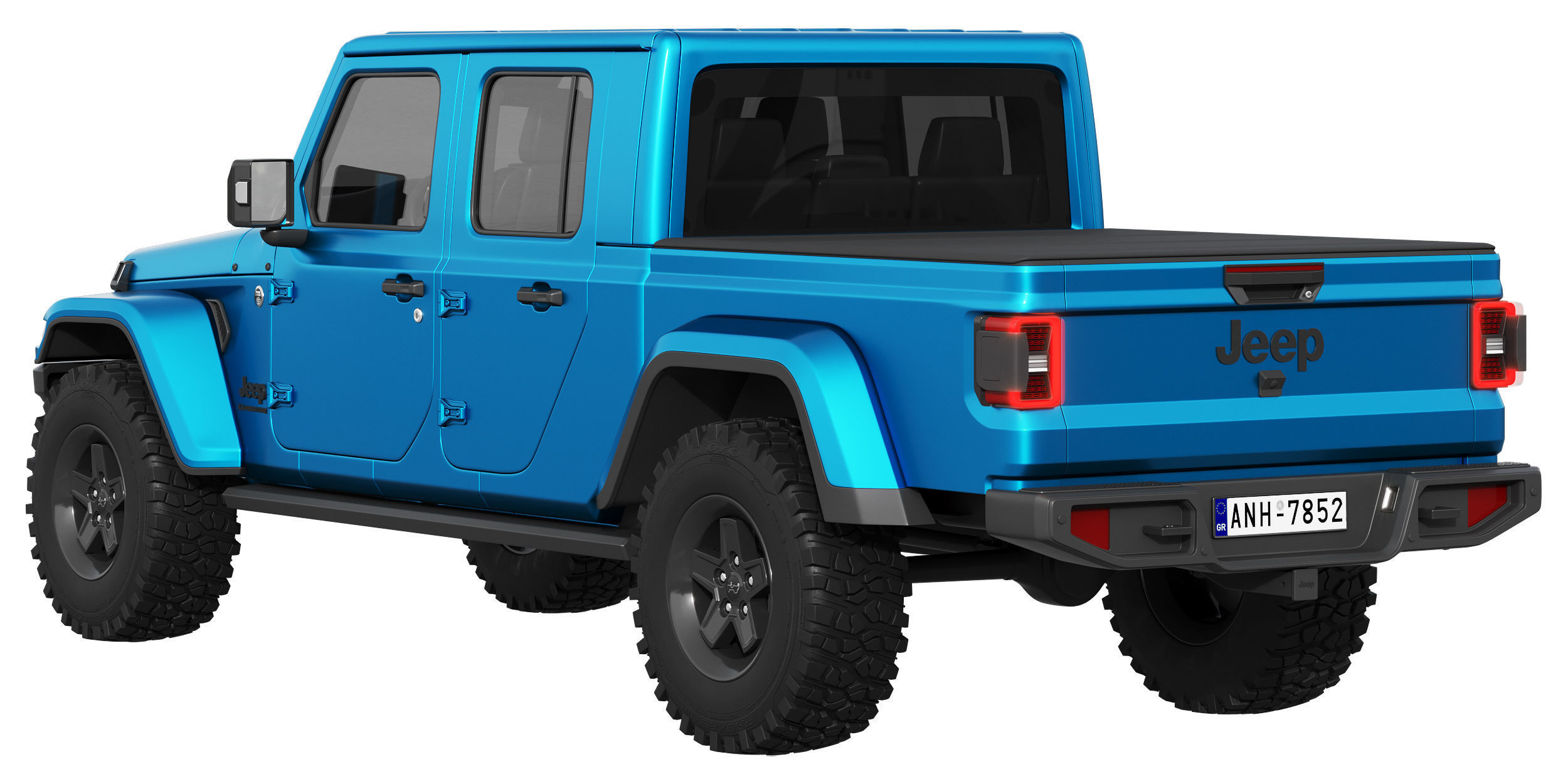 Jeep Gladiator Willys 2024 3D model_2