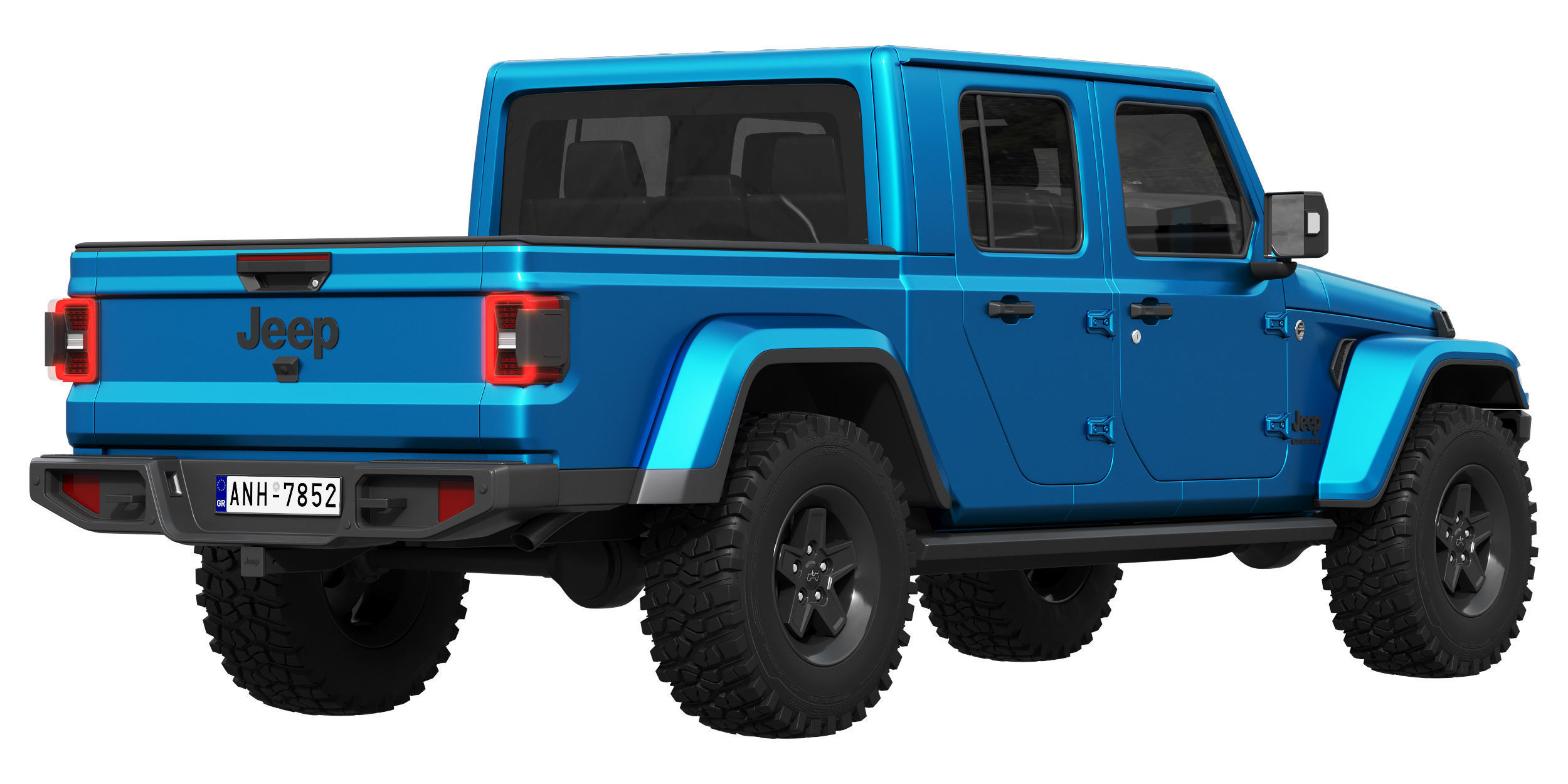Jeep Gladiator Willys 2024 3D model_3