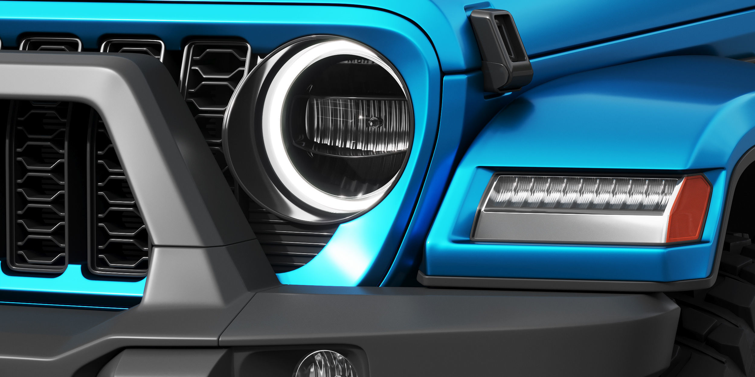 Jeep Gladiator Willys 2024 3D model_12