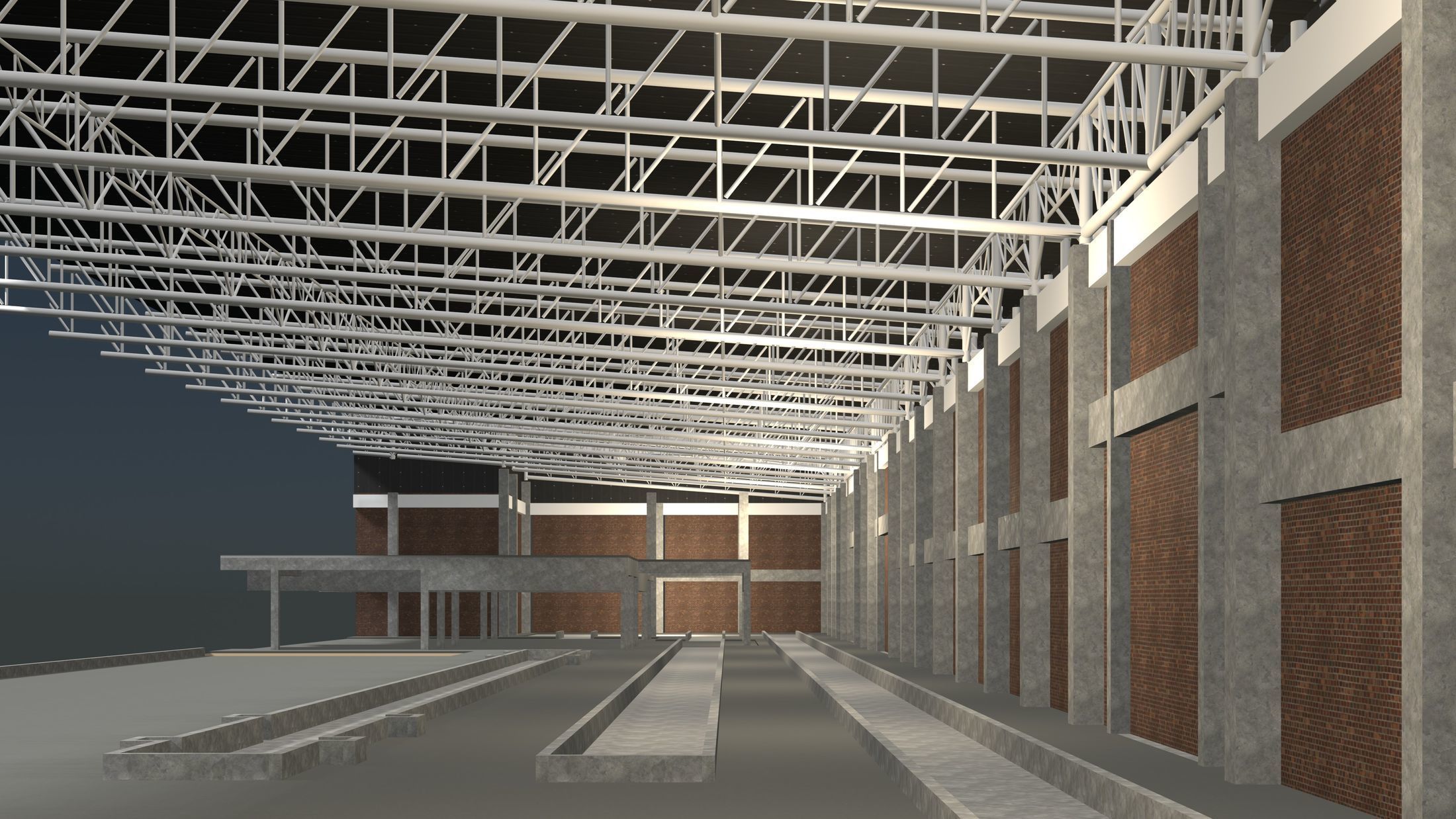 Factory in section cut 24i02 3D model_1