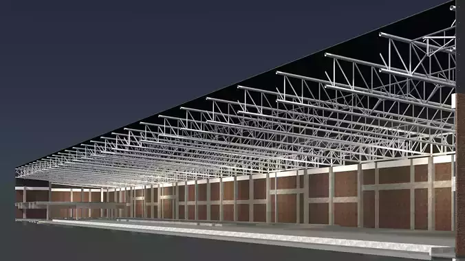 Factory in section cut 24i02 3D model