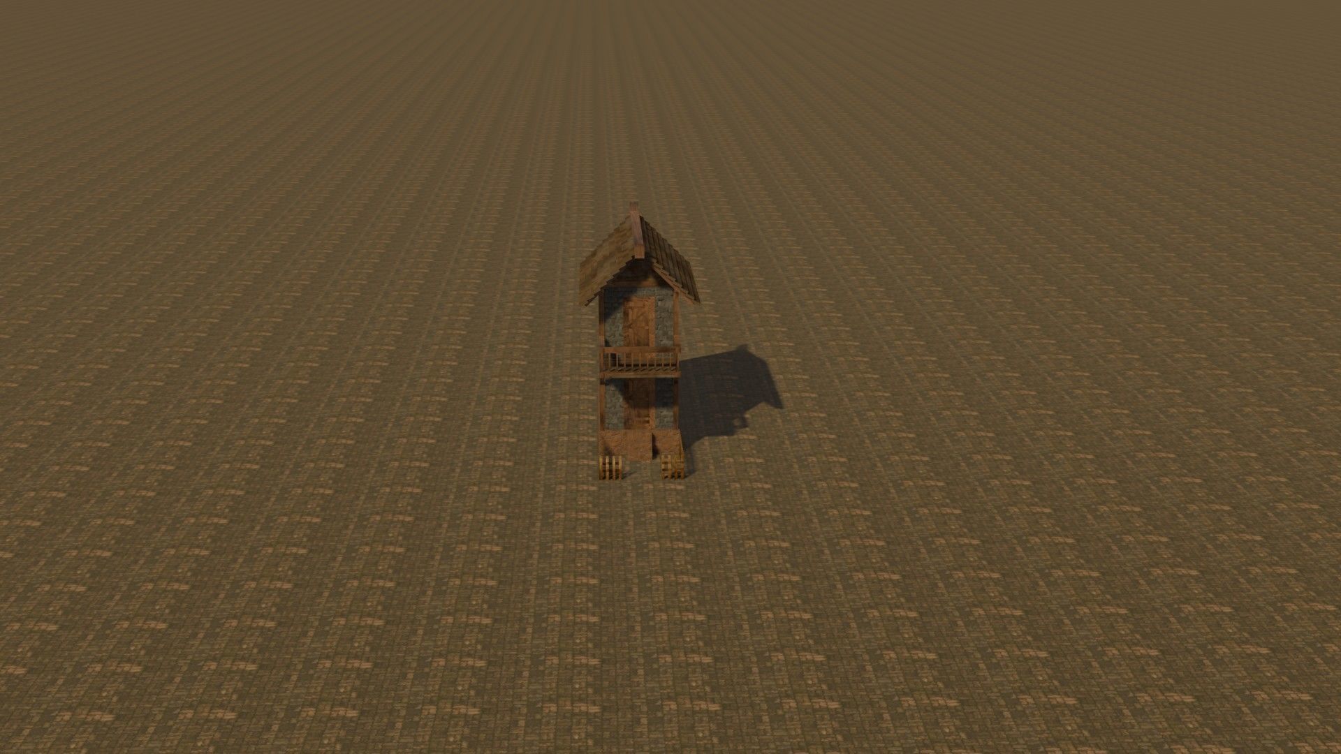 Medieval house 16 Free low-poly 3D model_17