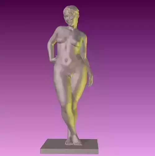Anthe Nude Female figurine for 3D printing
