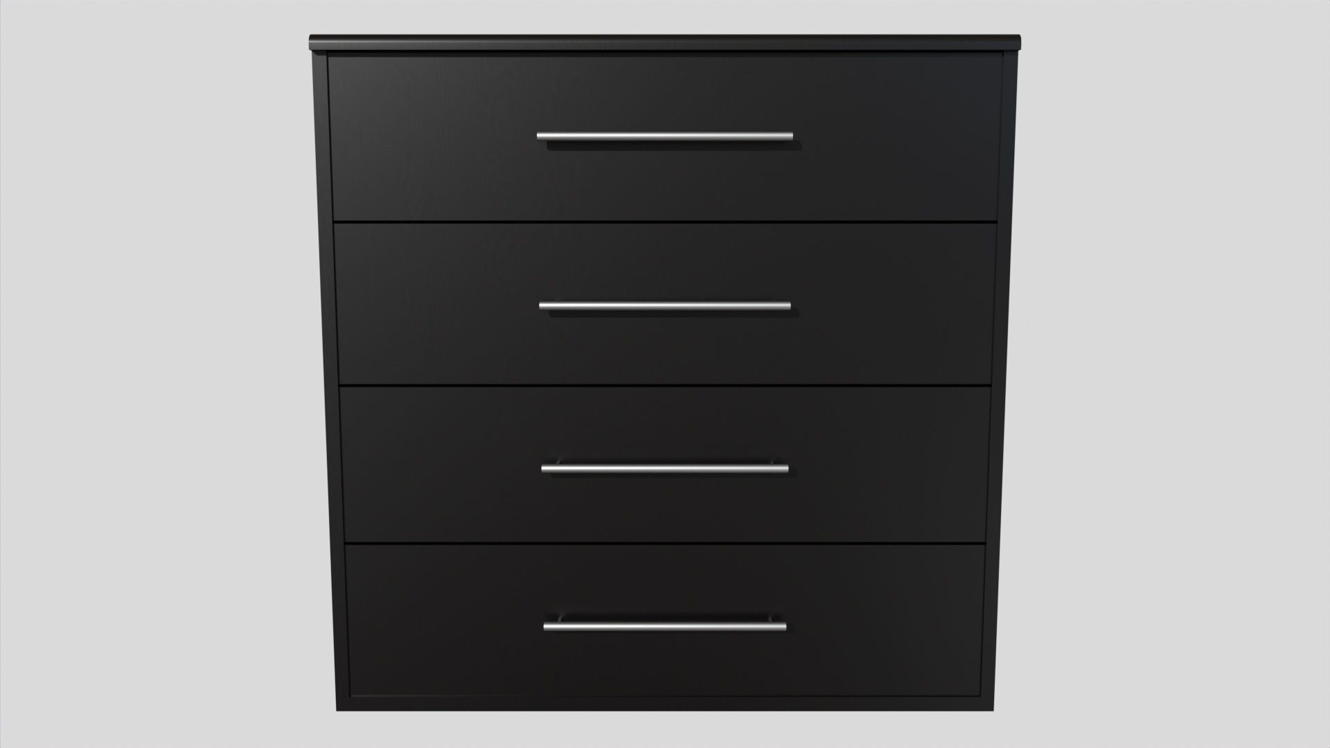 lowpoly wooden drawer pack Low-poly 3D model_2