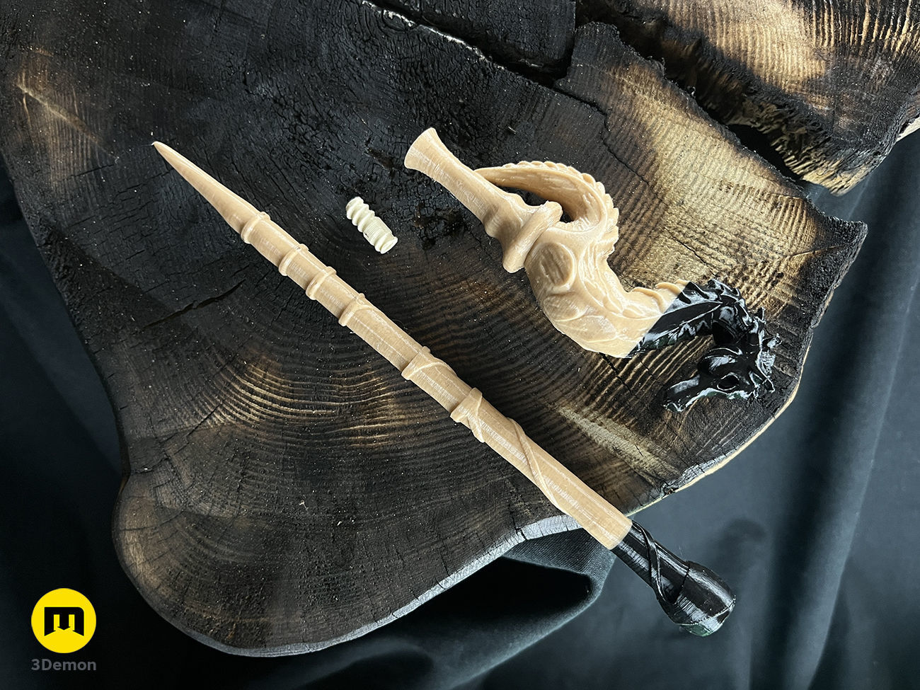 Durmstrang Institute of Magic wands 3D print model_11