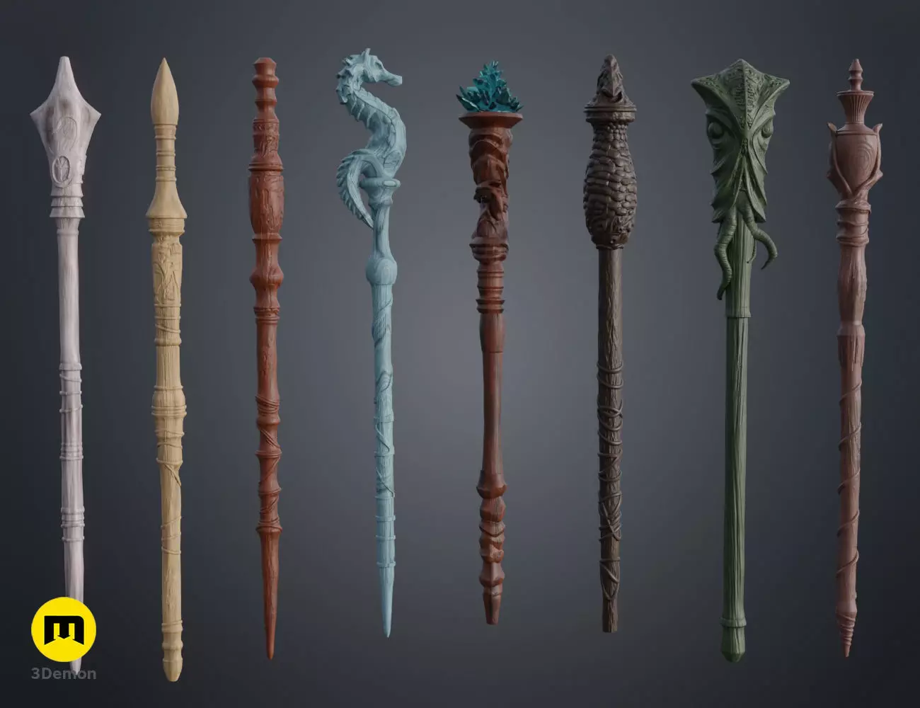 Durmstrang Institute of Magic wands 3D print model_0