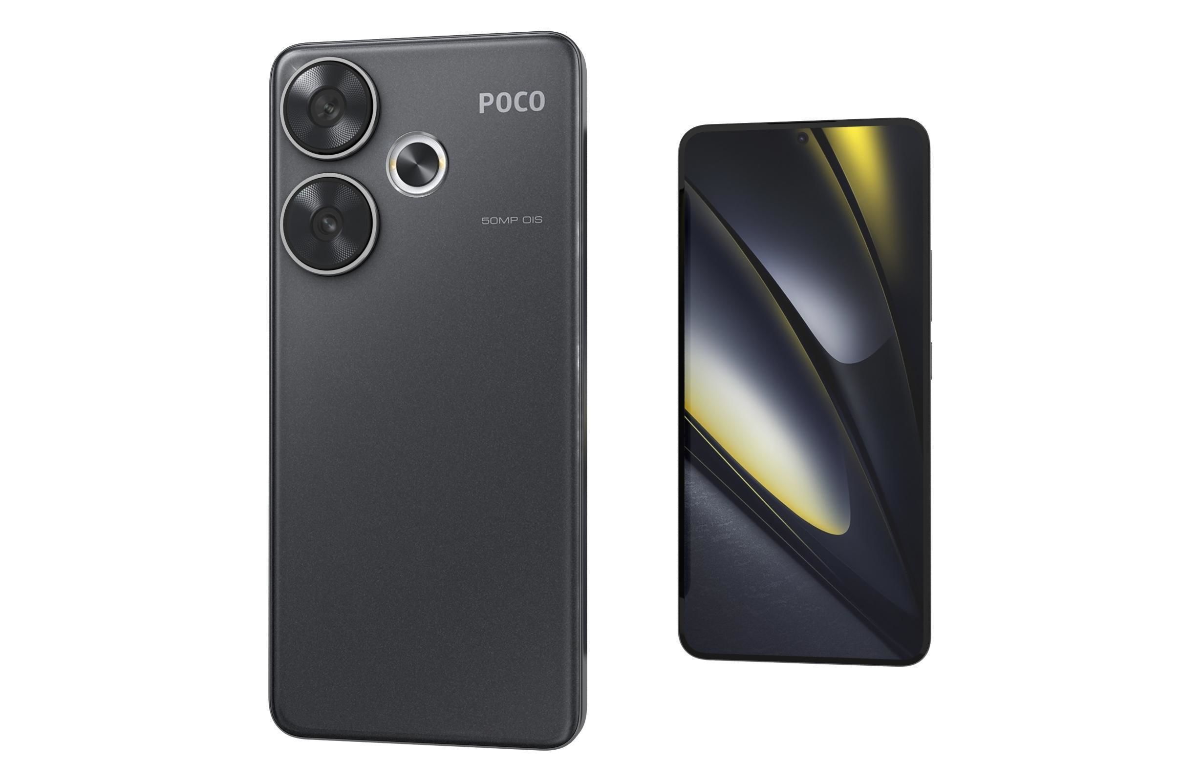 Xiaomi Poco F6 Black 3D model_7