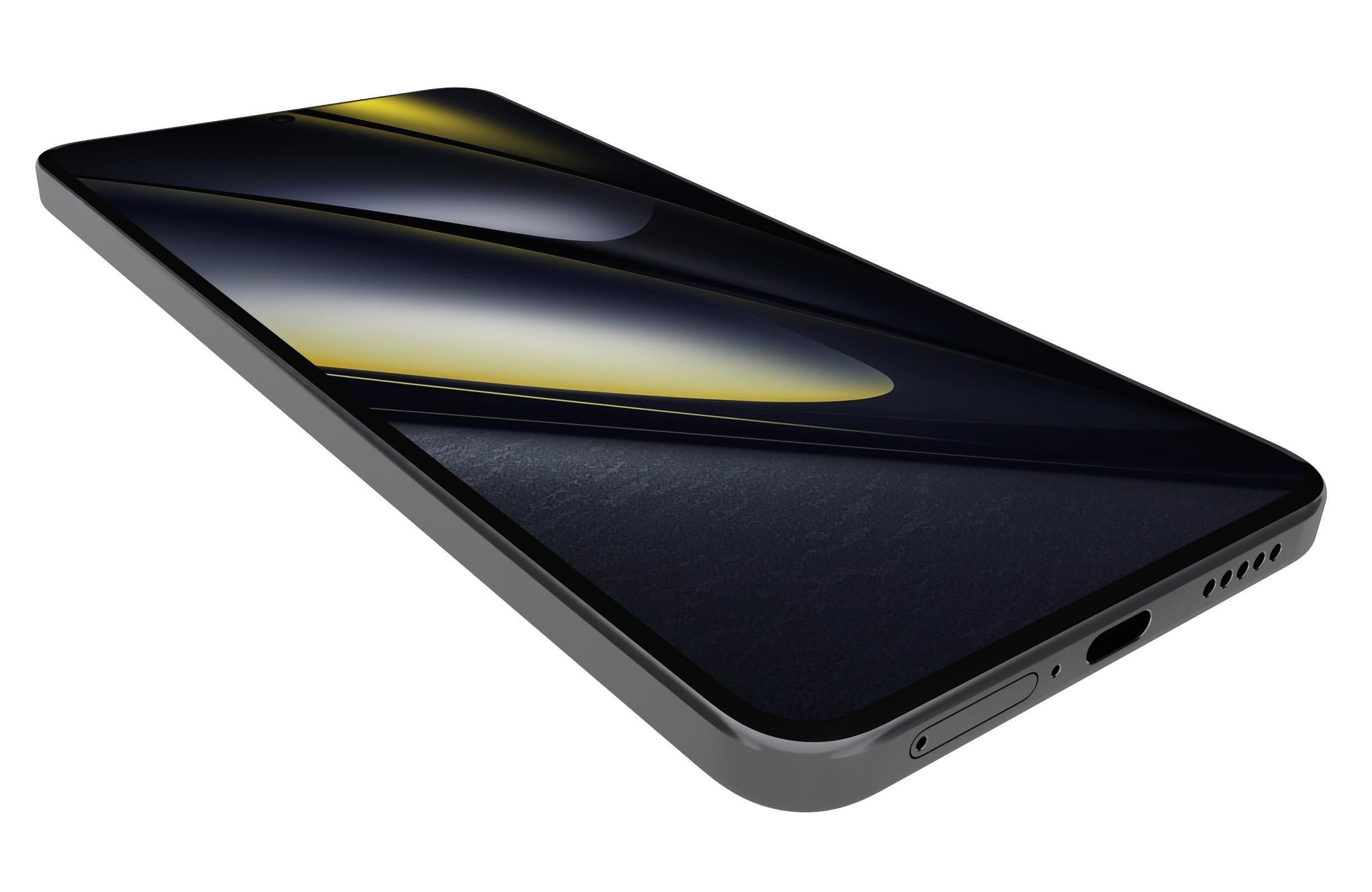 Xiaomi Poco F6 Black 3D model_12