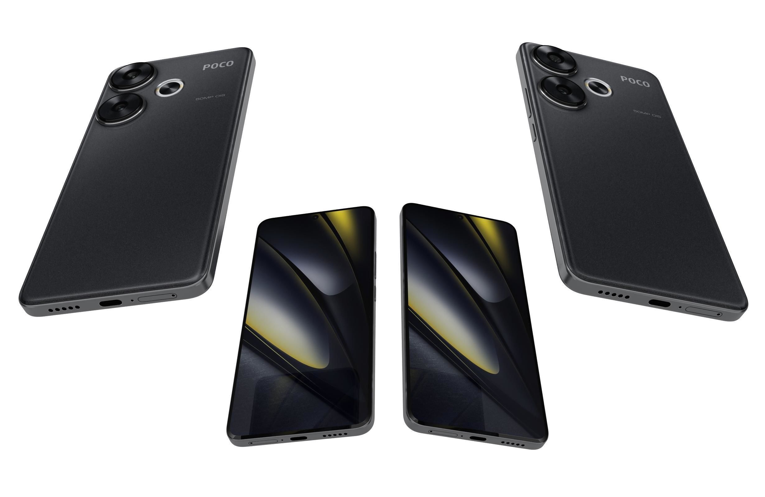 Xiaomi Poco F6 Black 3D model_5