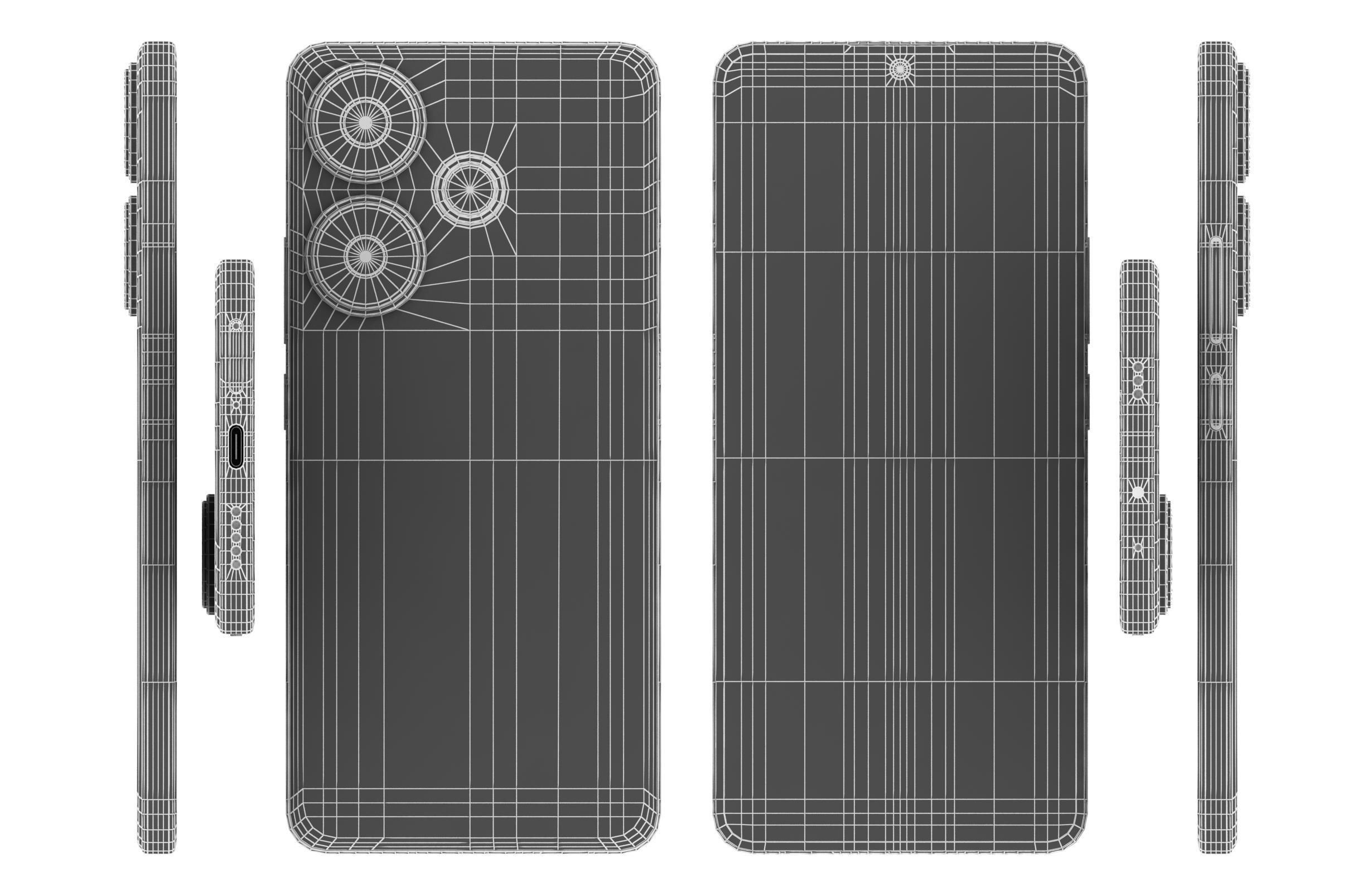 Xiaomi Poco F6 Black 3D model_16