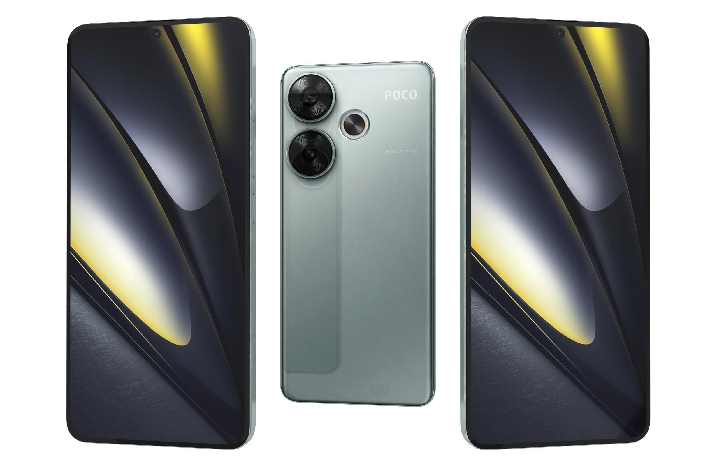 Xiaomi Poco F6 All Colors 3D model_1