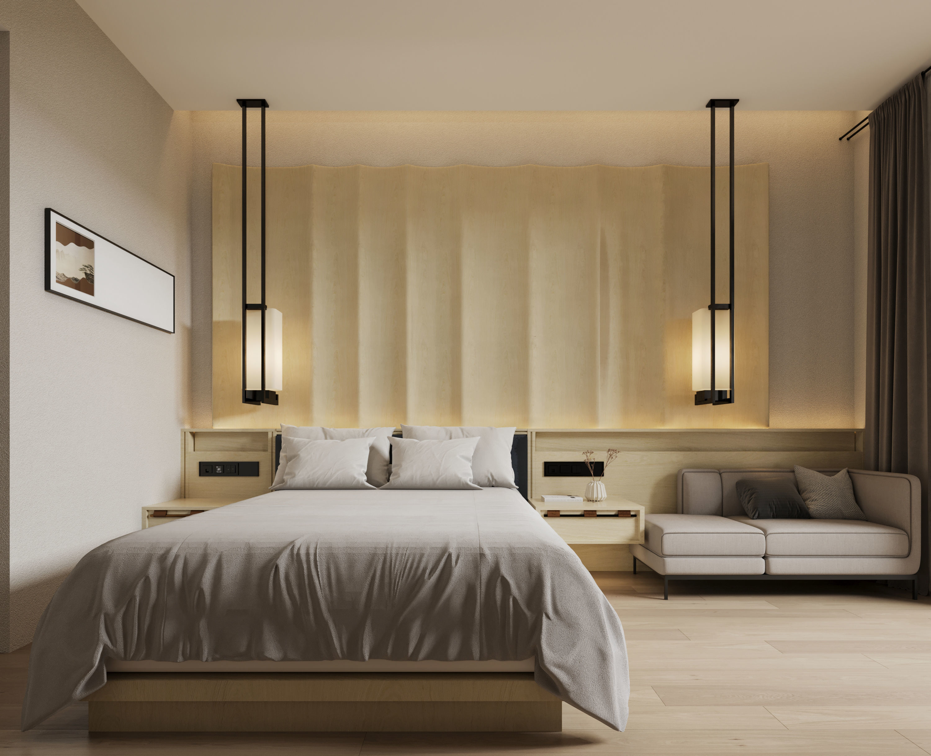 hotel room 3D model_2