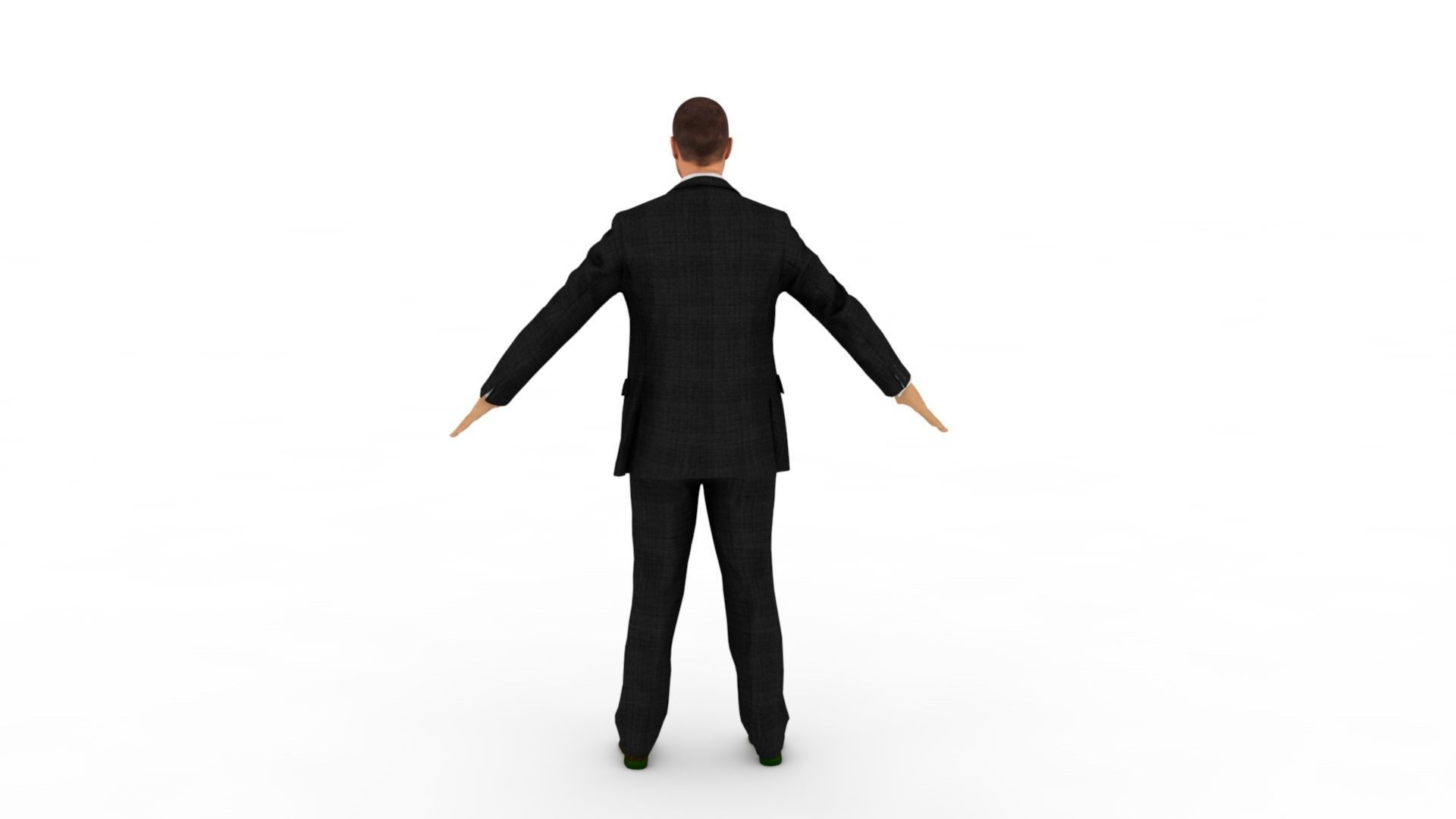 Business man 3D model_1