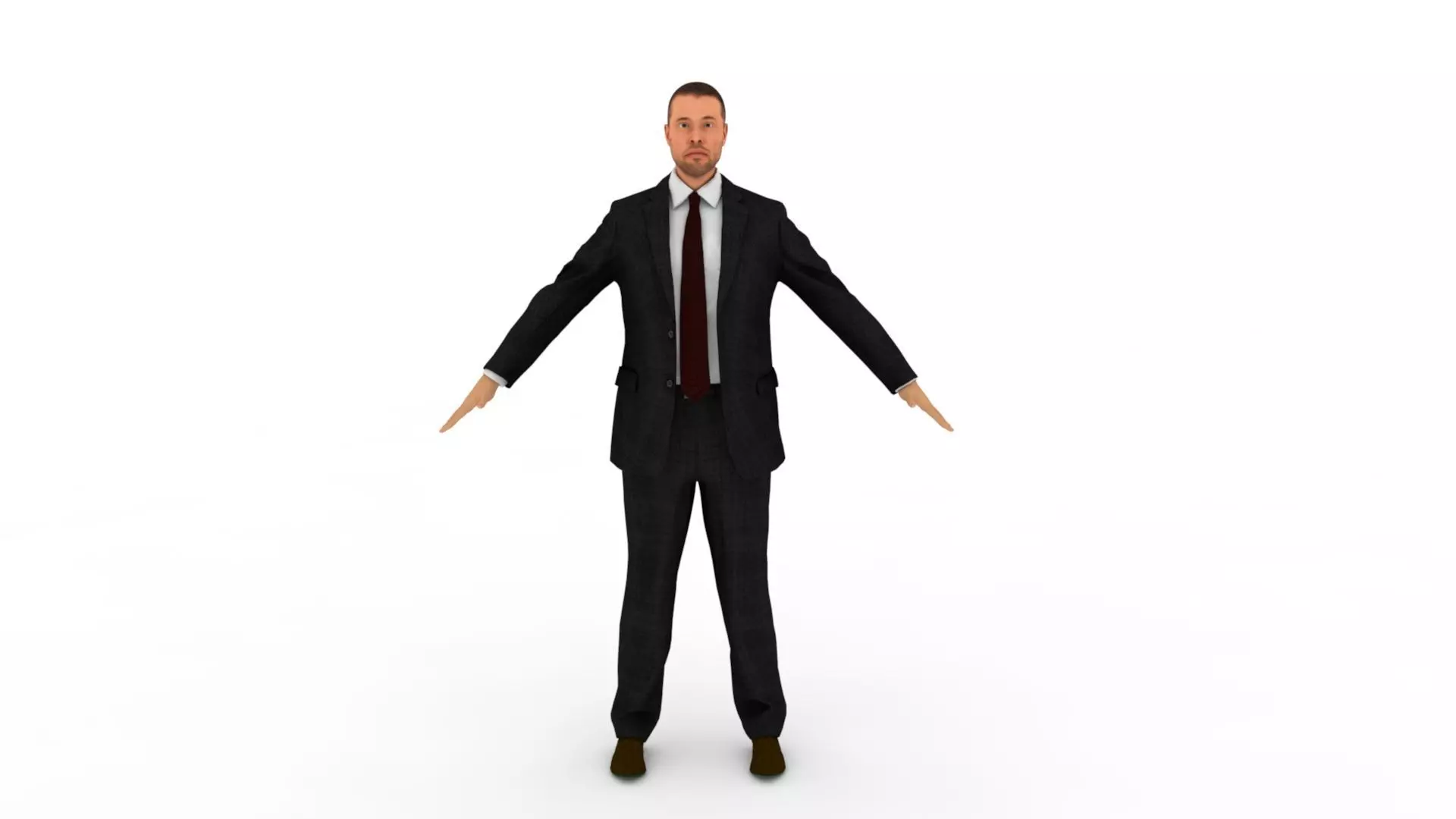 Business man 3D model_0