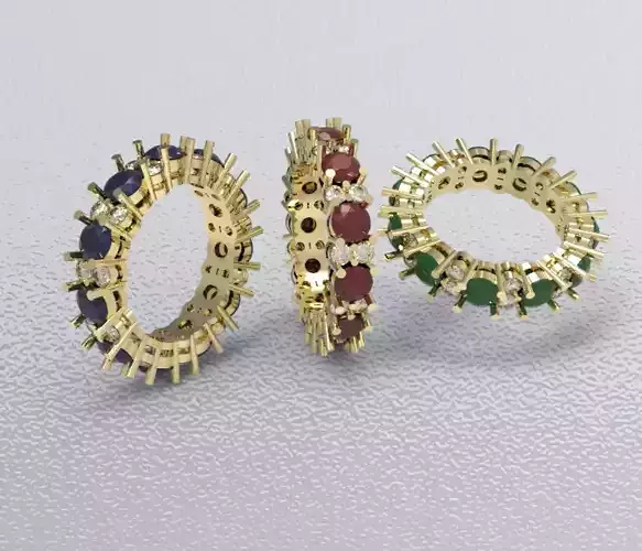 Colored-wedding-rings