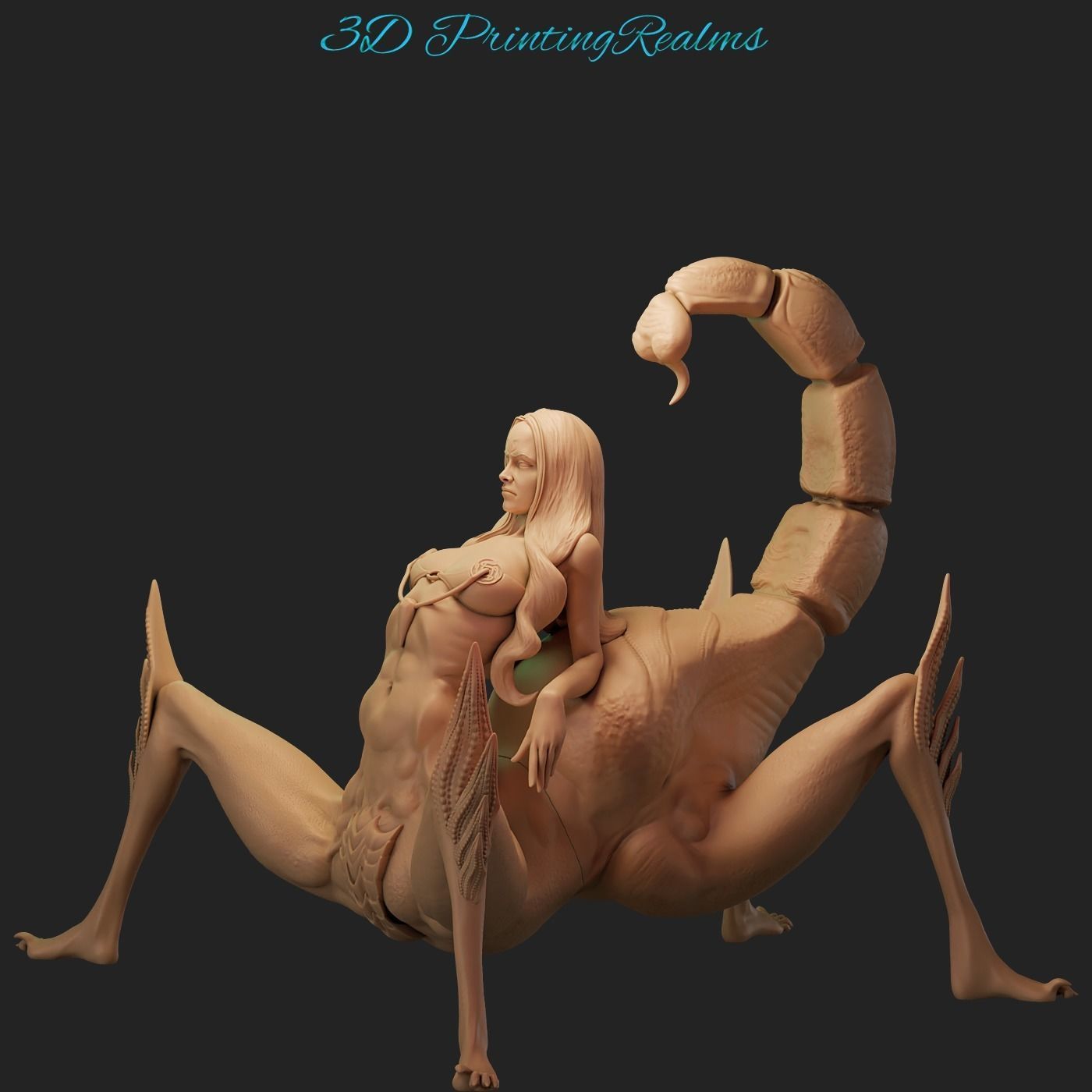 Scorpion Queen  NERISSA 3D print model_1