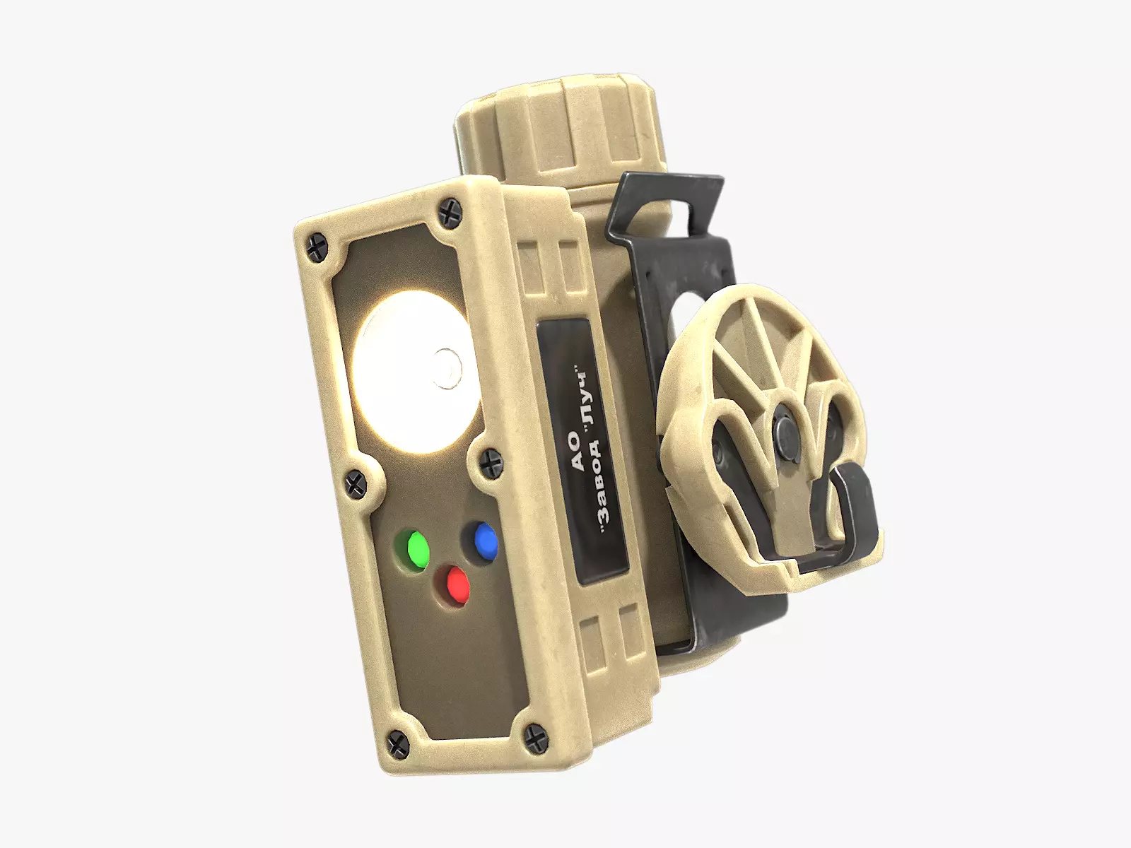 Tactical Light 6E2  Low-poly 3D model_0