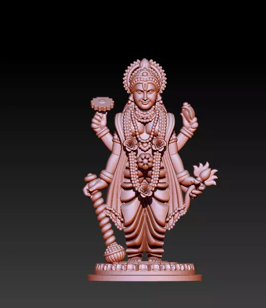 VISHNU GURUVAURAPPAN PENDENT 3D print model