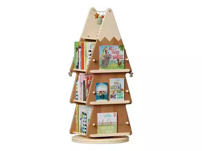 Wooden Tree Bookcase