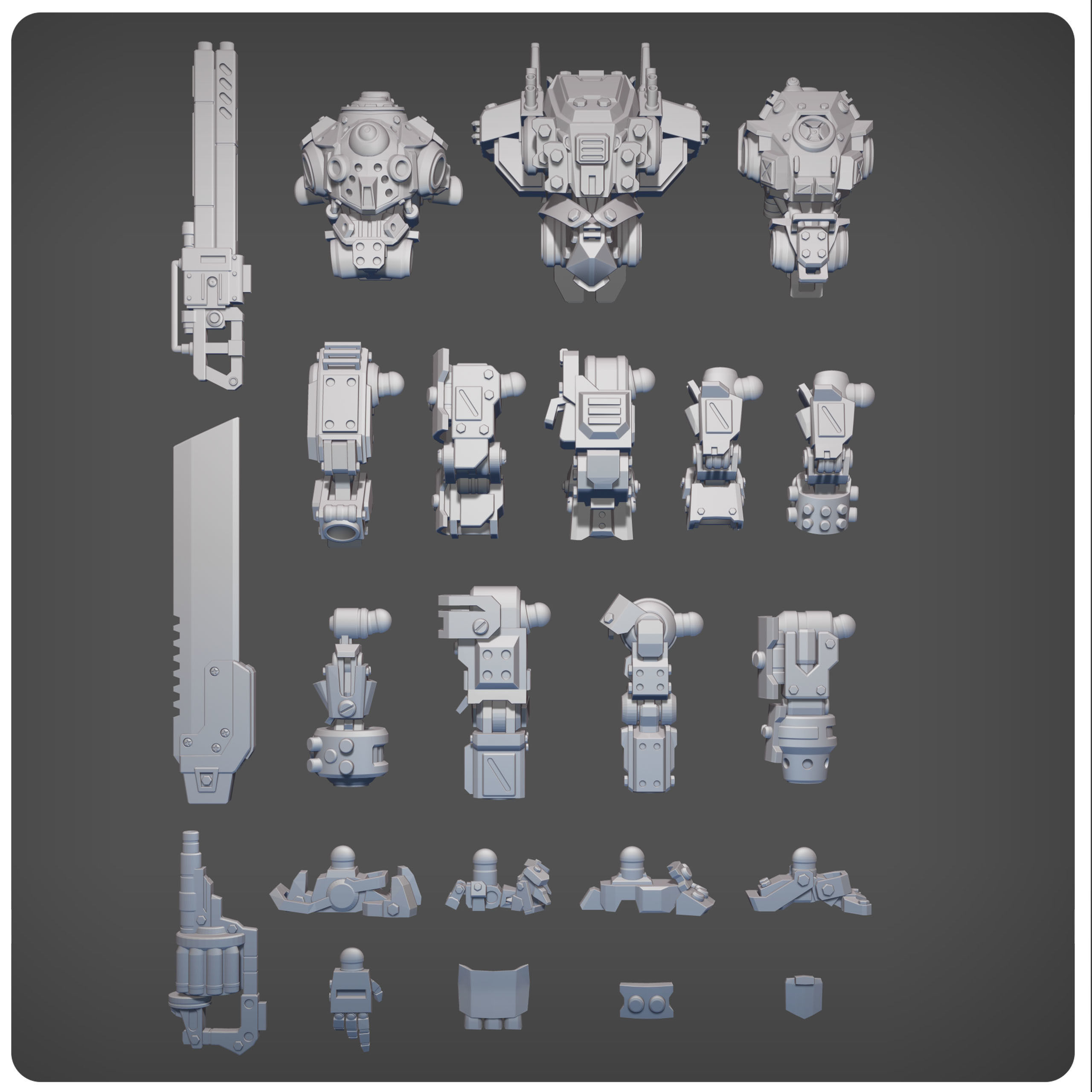 MMB Titans 3D print model_4