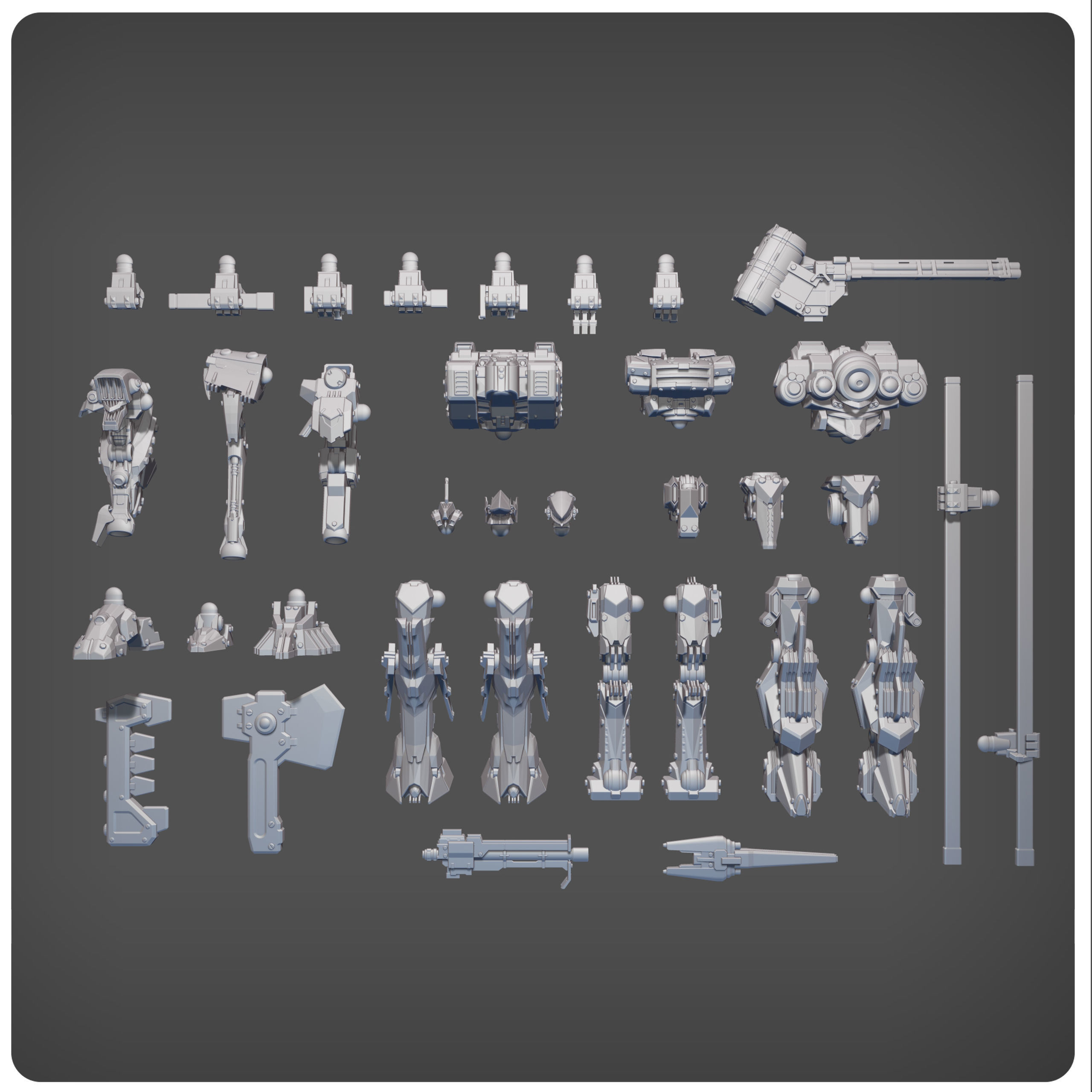 MMB AC4 Vol 1 3D print model_4