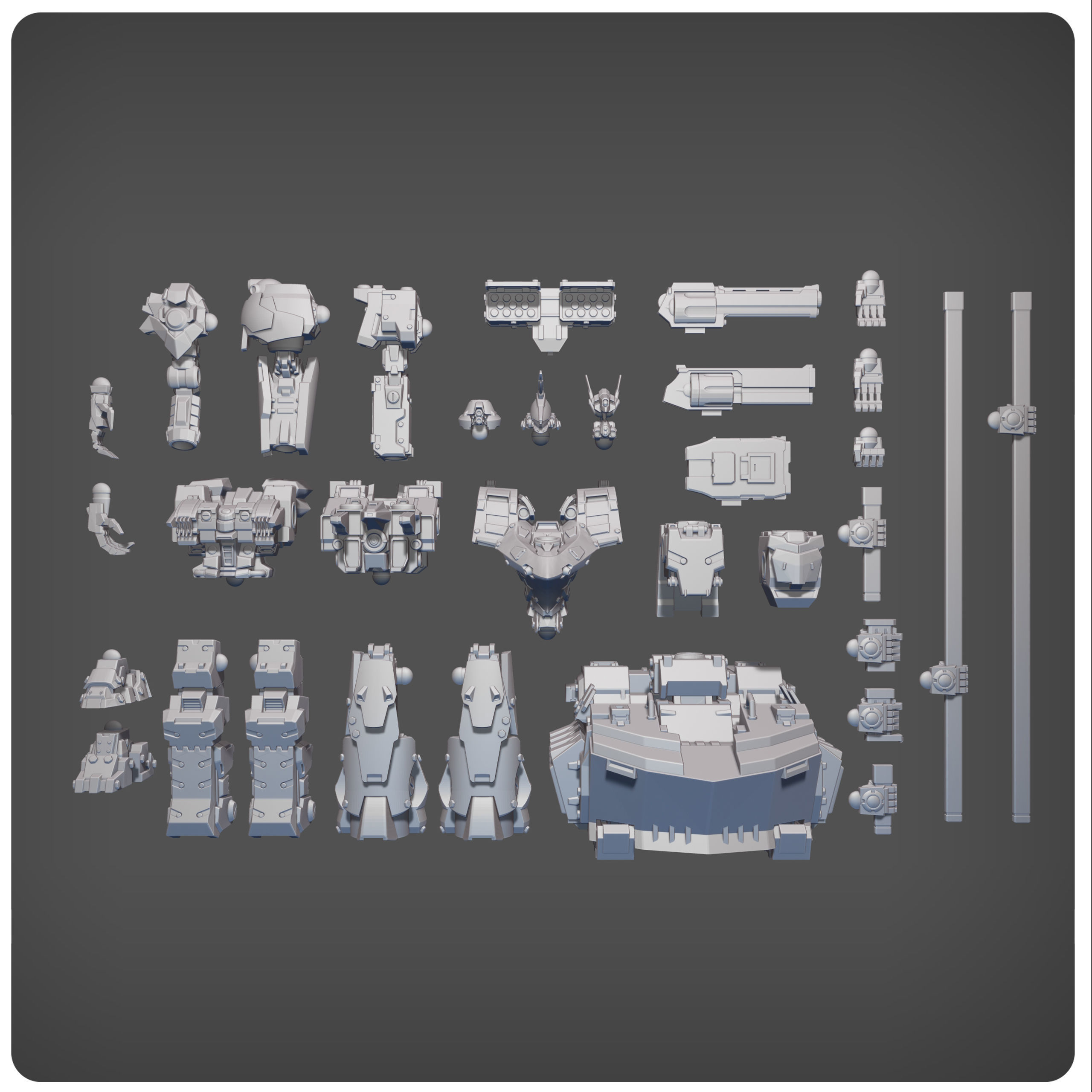 MMB AC4 Vol 1 3D print model_2