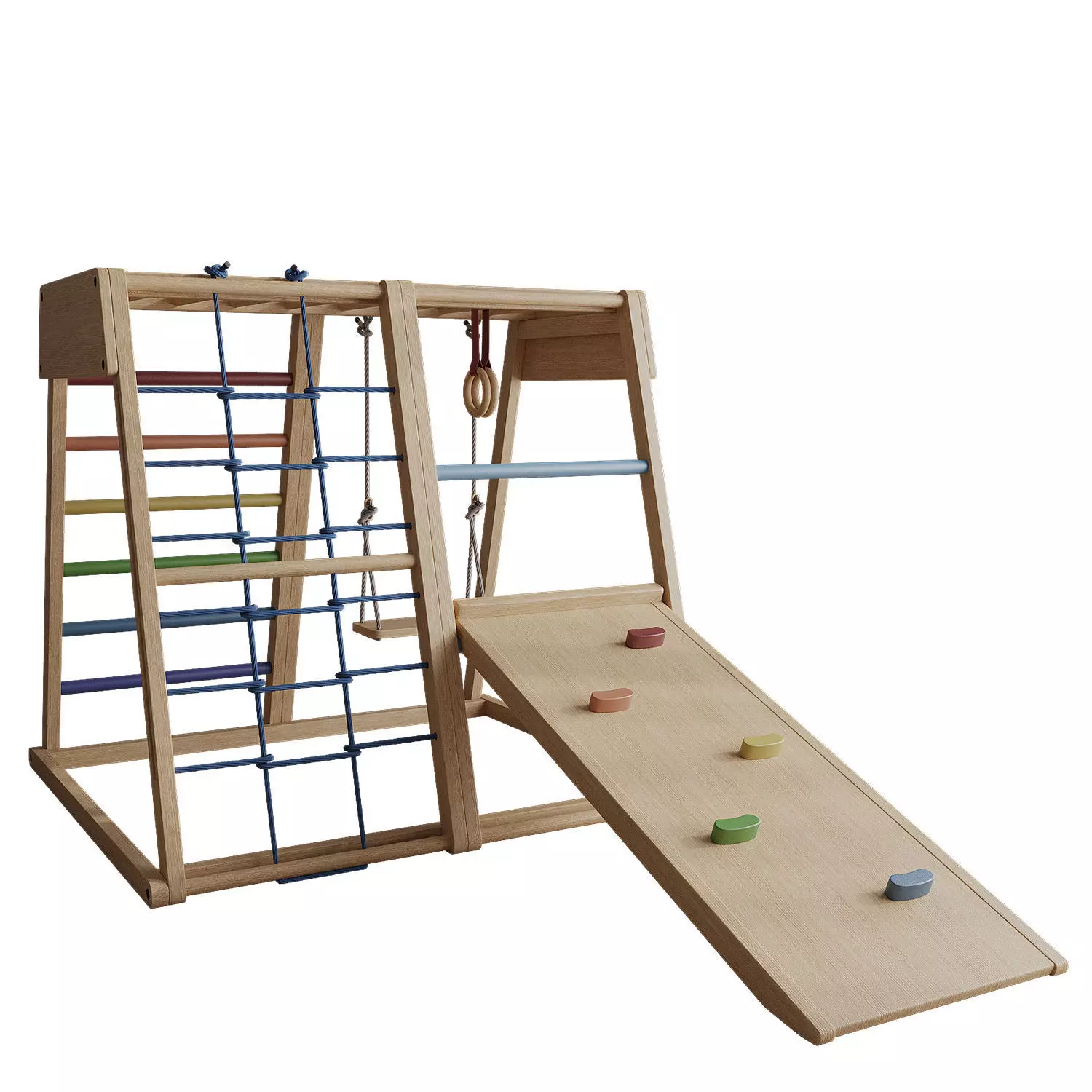 Climbing frame for children 3D model_0