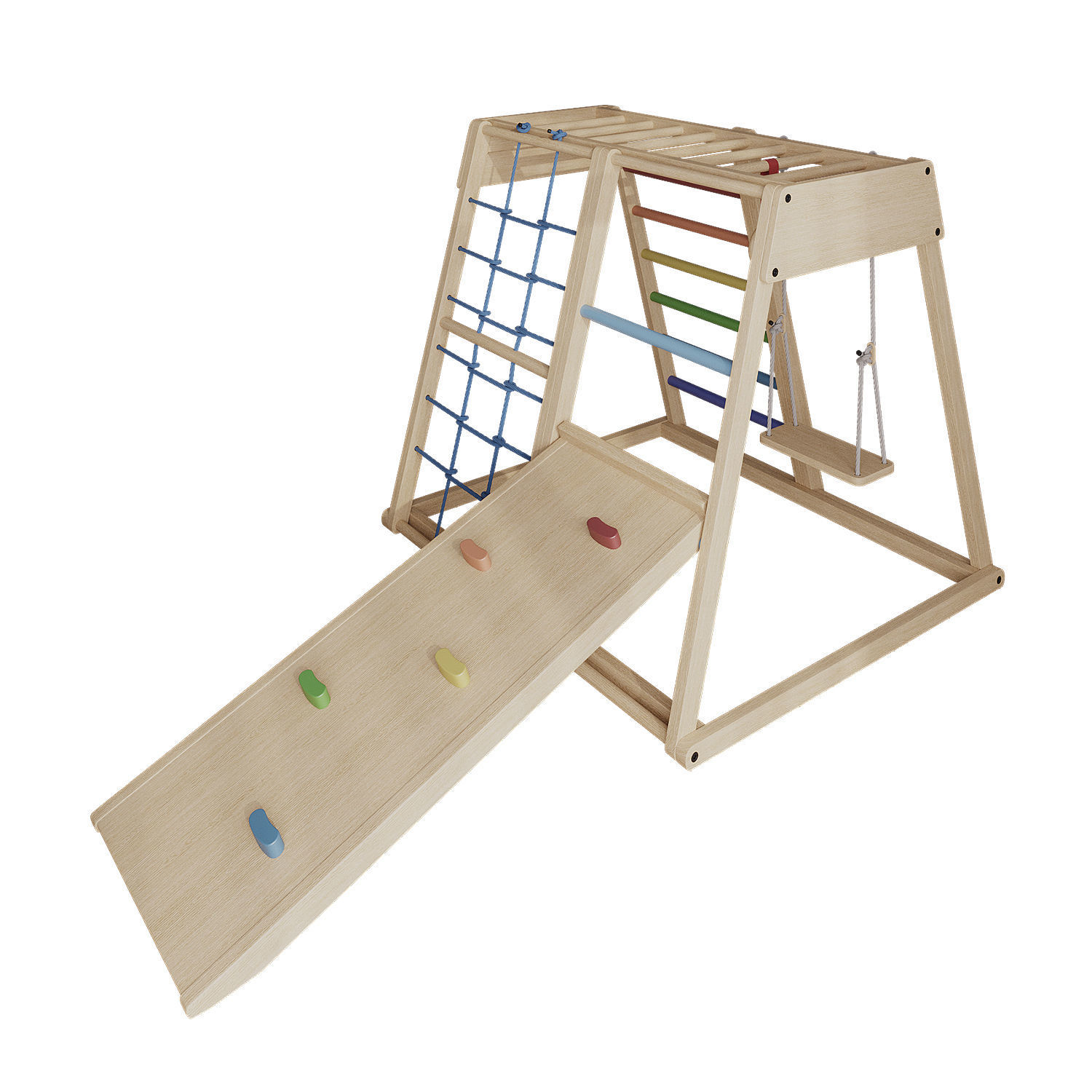 Climbing frame for children 3D model_2