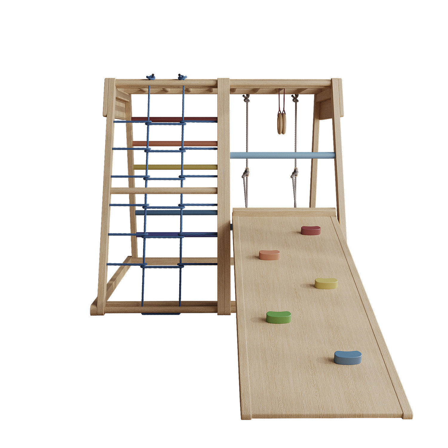 Climbing frame for children 3D model_1
