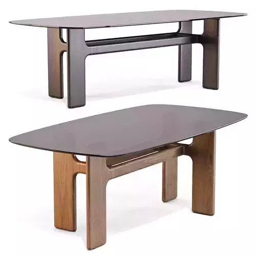 Bonaldo Hippos Glass - Dining Tables