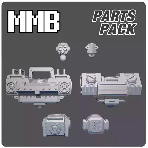 MMB Addon 6 Mech parts 3D print model