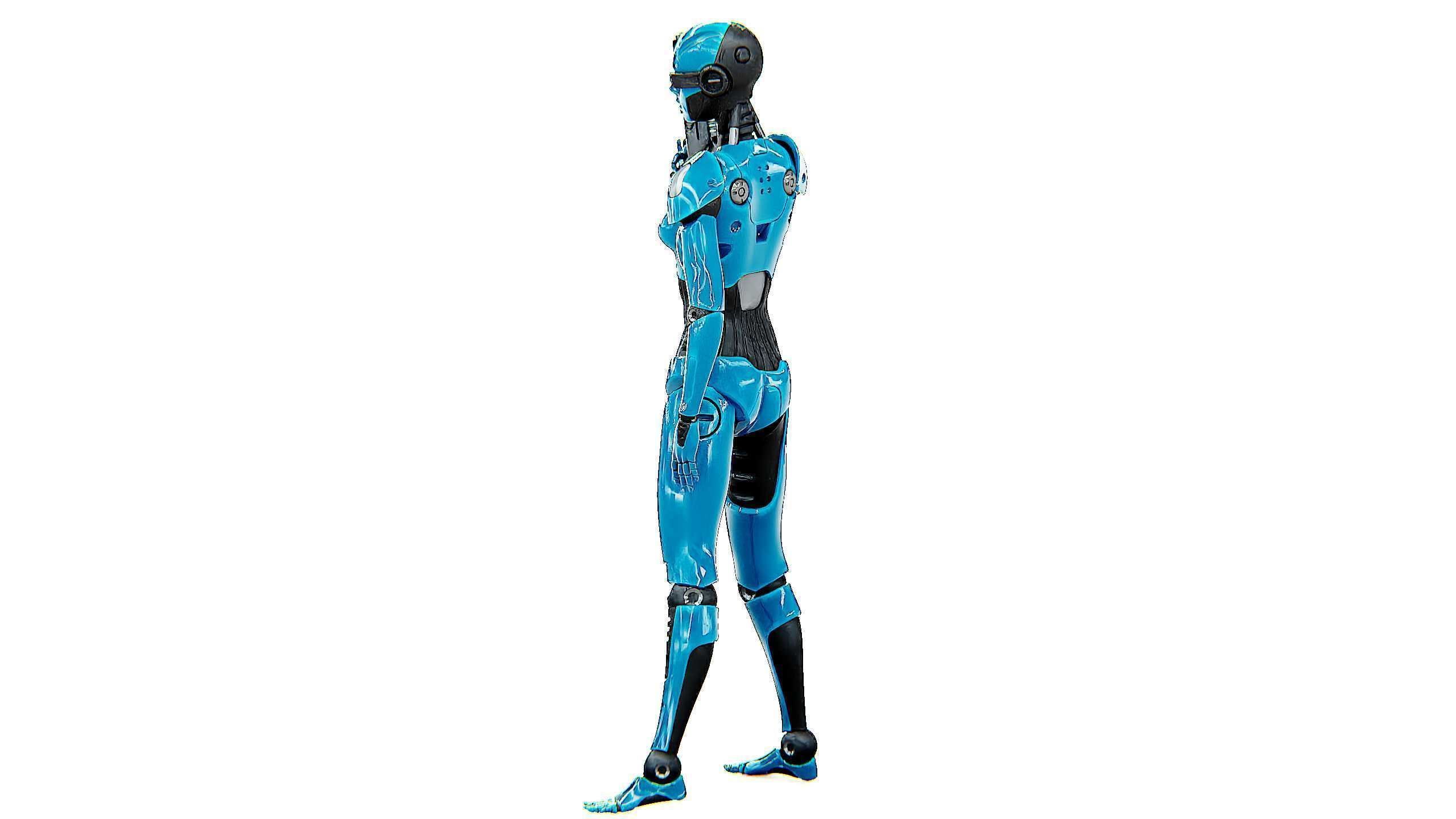 ANDROID GENESIS-X  Rigged for Unreal Engine - Unity - MIXAMO 3D model_9